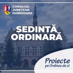Suplimentare proiecte pe ordinea de zi a CJHunedoara