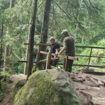 Cascada Lolaia, restaurată de rangeri și pregătită de oaspeți