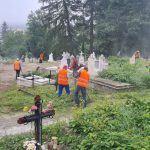 Lucrări de întreținere în cimitirul municipiului Petroșani