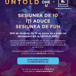 UNTOLD premiază performanța academică și anul acesta prin campania „Student de 10”
