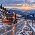 Lapoviță și ninsoare pe Transalpina. Șoferii sunt avertizați să circule cu prudență