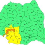 Cod galben de ploi și ninsori în zona montană a județului Hunedoara. Sunt anunțate precipitații abundente și strat de zăpadă de până la 30 de centimetri